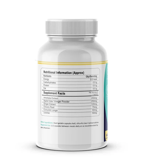 ngredients label of FMN Happy Bowels supplement