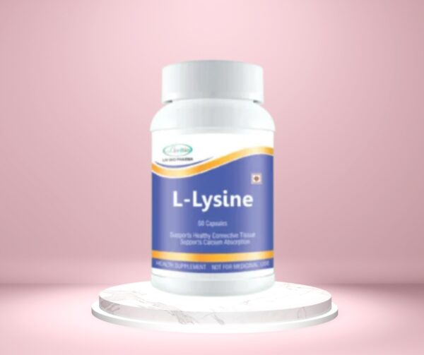 L-Lysine Capsules – 400mg - A Bottle of 60 Capsules