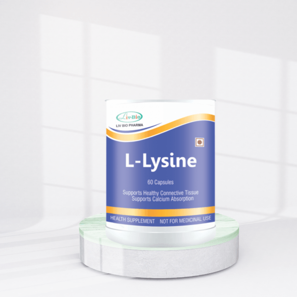 L-Lysine Capsules – 400mg - A Bottle of 60 Capsules - Image 2