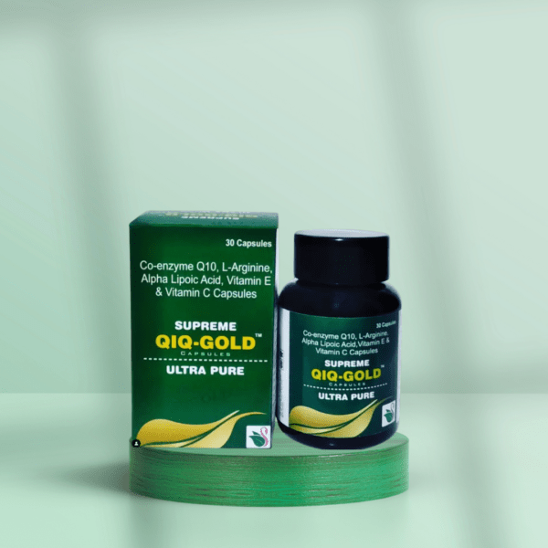 Supreme QIQ-GOLD Capsules - 30 Capsules in a Bottle