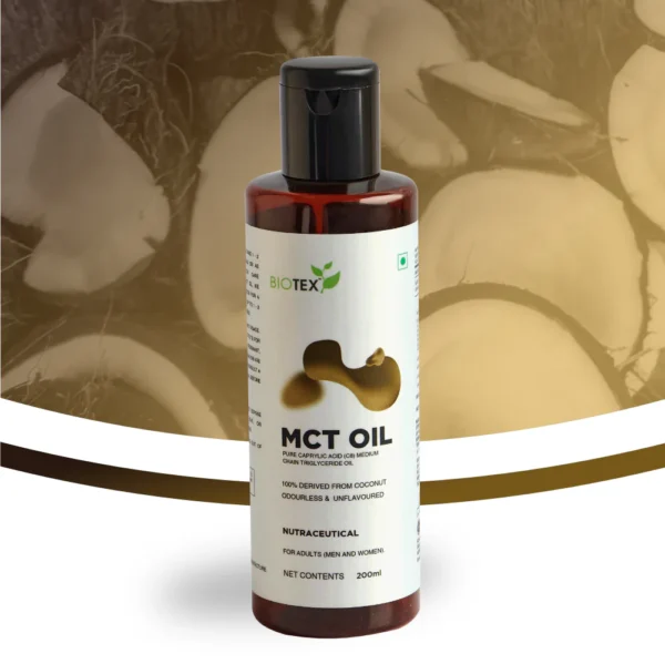 MCT OIL (BIOTEX)-200ML BOTTLE