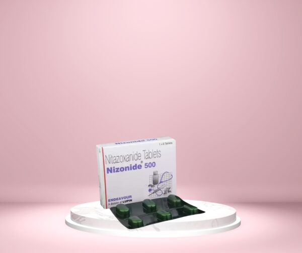 Nizonide 500mg Tablet (Nitazoxanide) -A Stripe Of 6 Tablets