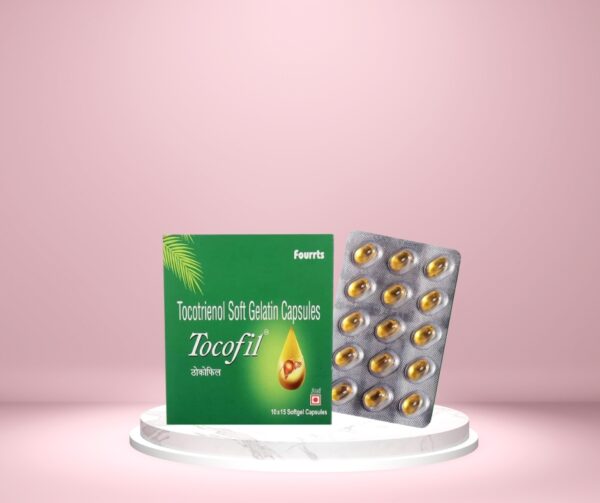 TOCOFIL CAPSULES - A Stripe Of 15 Capules