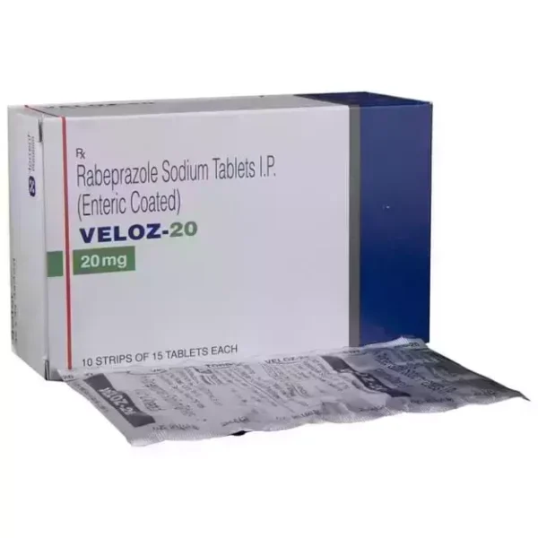 Veloz 20 Tablet - A Stripe Of 15 Tablets