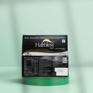 Hairbless Tablet - A STRIPE OF 15 TABLETS