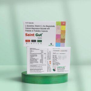 SAINT GUT CAP- A STRIPE OF 10 TABLETS