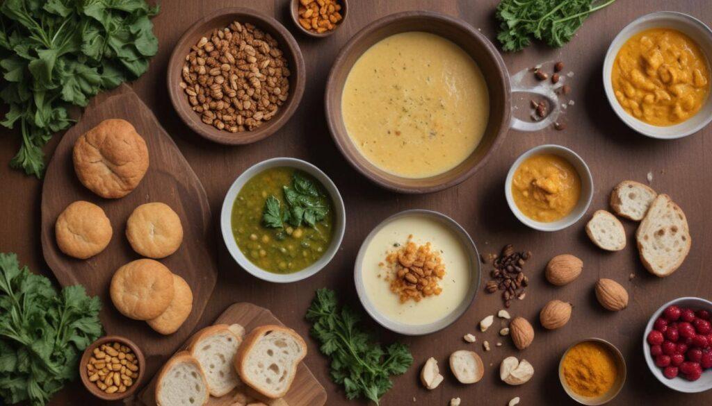 Plate of anti-inflammatory foods including salmon, avocado, berries, and leafy greens