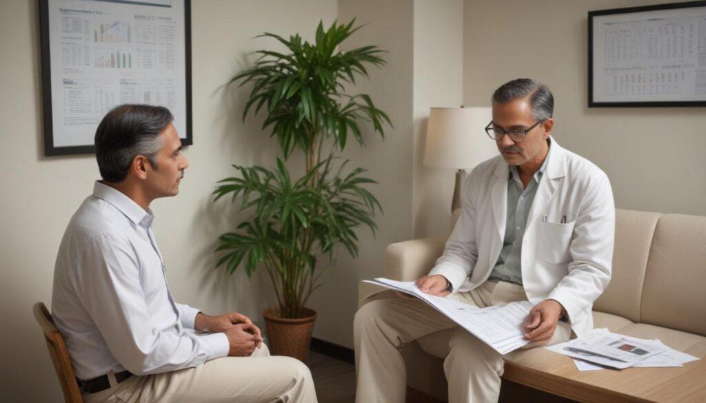 Doctor discussing personalized anxiety care at Arka Health Bengaluru