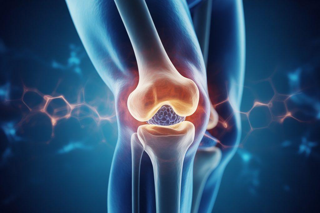 Prolozone therapy supporting regenerative healing in knee joint tissue